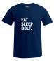 Preview: T-Shirt EAT SLEEP GOLF Grau